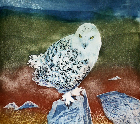 Richard Bawden colour aquatint
