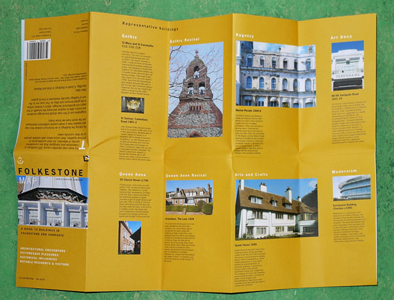 architectural map of folkestone