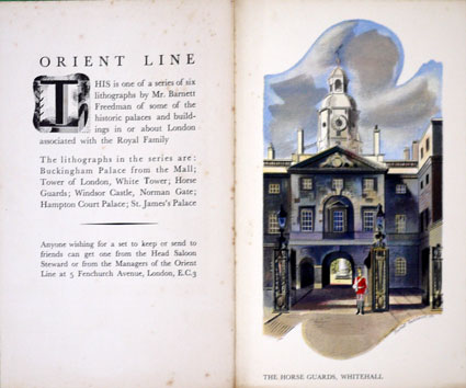 Barnett Freedman lithograph for Orient Line