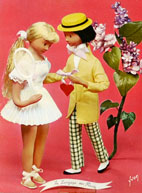 Raymond Peynet postcard