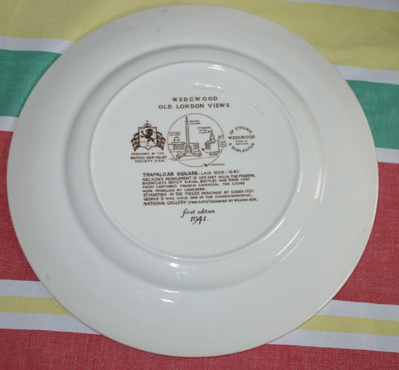 Wedgwood London Views plates