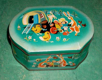 easter biscuit tin