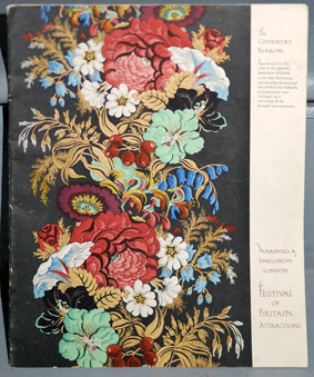 Marshall & Snelgrove brochure of silk fashions for Festival of Britain year