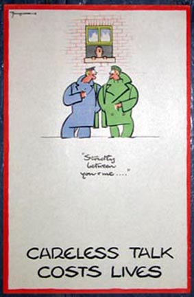 fougasse careless talk poster