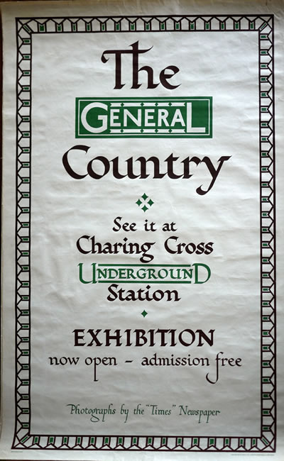 original london transport poster by willoughby 1930s