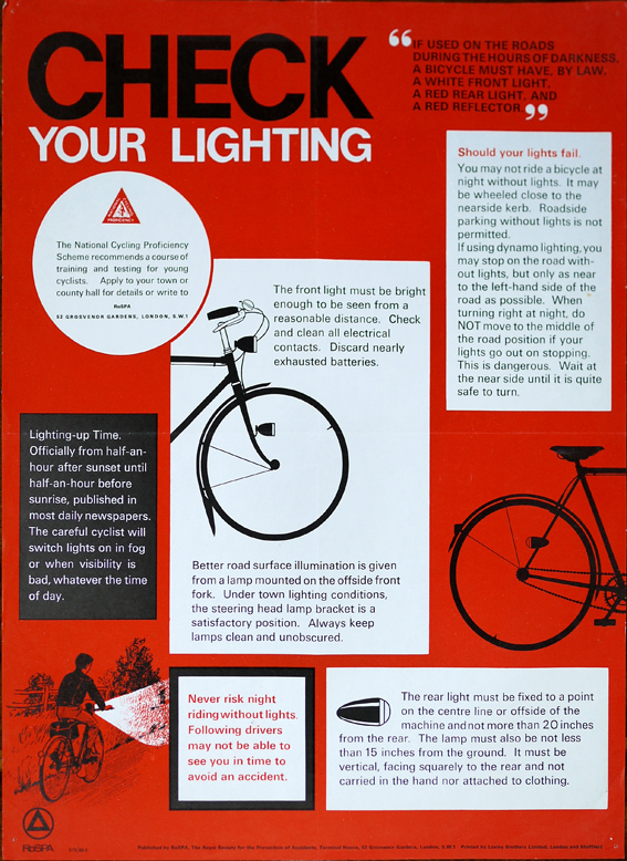 cycling safety roSPA poster