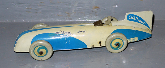Chad Valley racing car tinplate toy