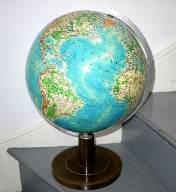 Columbus relief globe