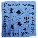 RENNIES own limited edition silk scarf, Jeff Fisher illustration