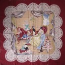 Jacqmar 'Queen Victoria's family at home', silk scarf, Dickens