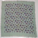 1940s rayon souvenir scarf, fairground emblems, WW2