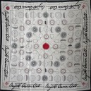 BUGATTI owners club 75 anniversary silk scarf, Beckford Silk label