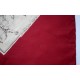 ASCHER rare 1940s silk scarf, horse dressage, red