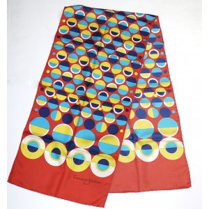 Fran&ccedil;oise Gu&eacute;rin Paris silk foulard scarf, 1960s