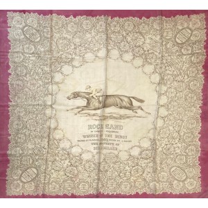 Derby winners silk scarf 1903, printed at Libertys Merton Mills