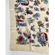early 1950s silk scarf French mariners, naval