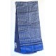 Riviera chic silk foulard MJ Durif chemisier ,cobalt blue