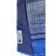 Riviera chic silk foulard MJ Durif chemisier ,cobalt blue